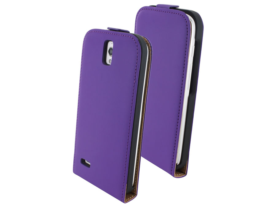 Mobiparts Premium Echt Leren Flip Case voor Huawei Ascend G610