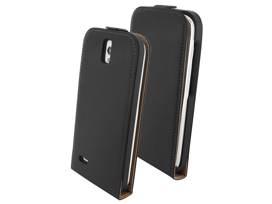 Mobiparts Premium Echt Leren Flip Case voor Huawei Ascend G610