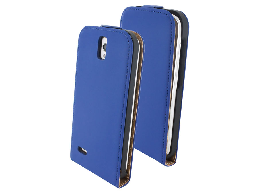 Mobiparts Premium Echt Leren Flip Case voor Huawei Ascend G610