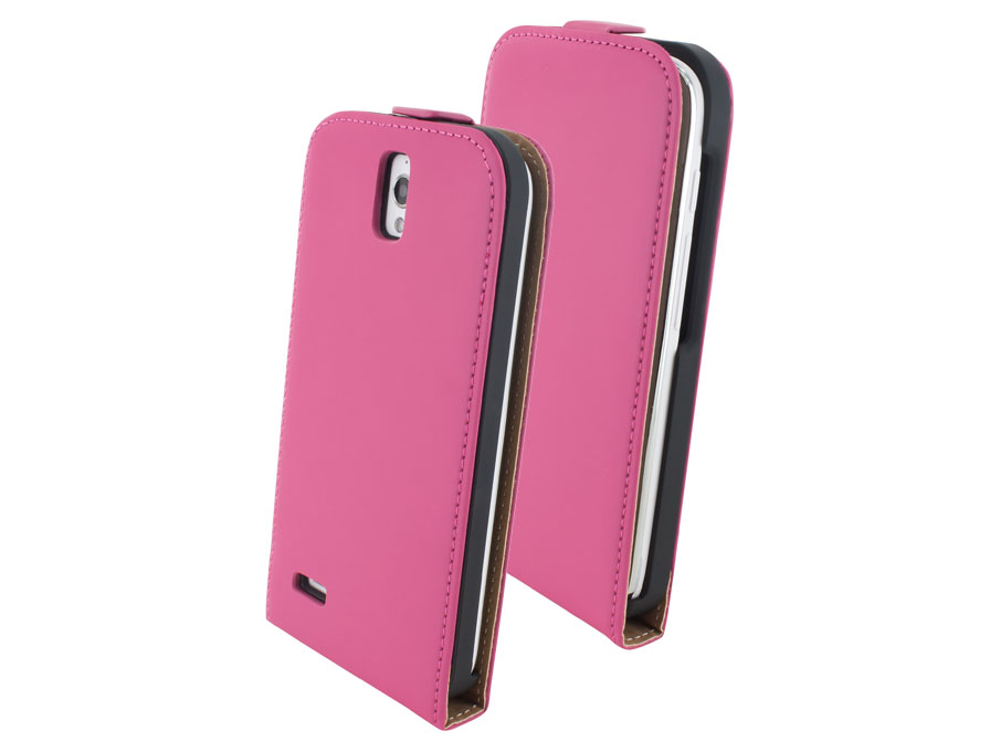 Mobiparts Premium Echt Leren Flip Case voor Huawei Ascend G610