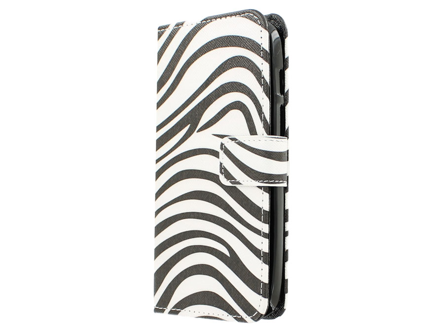 Zebra Book Case Hoesje voor Huawei Ascend G610