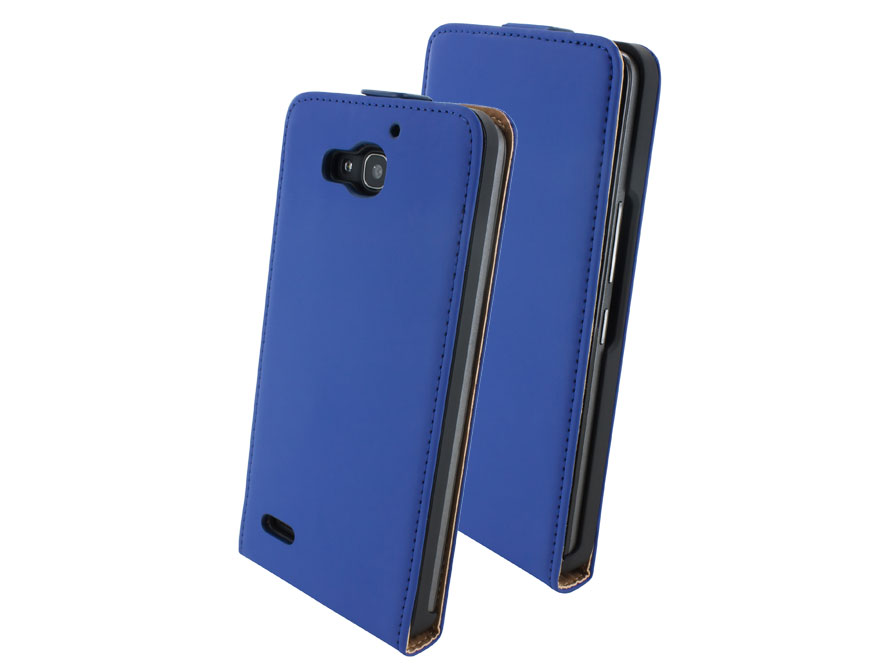 Mobiparts Leren Flip Case - Huawei Ascend G750 hoesje