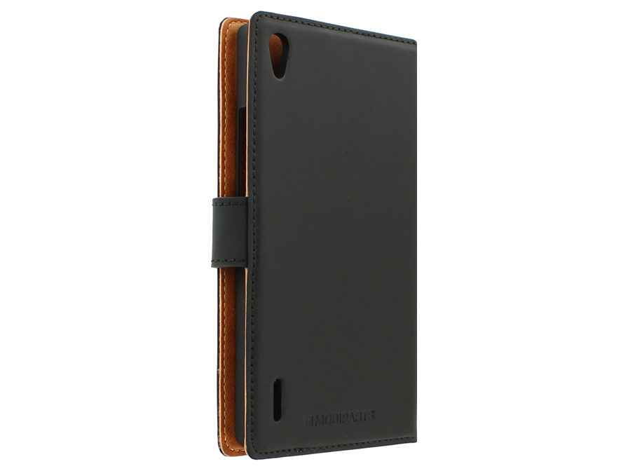Mobiparts Leren Bookcase - Huawei Ascend P7 hoesje
