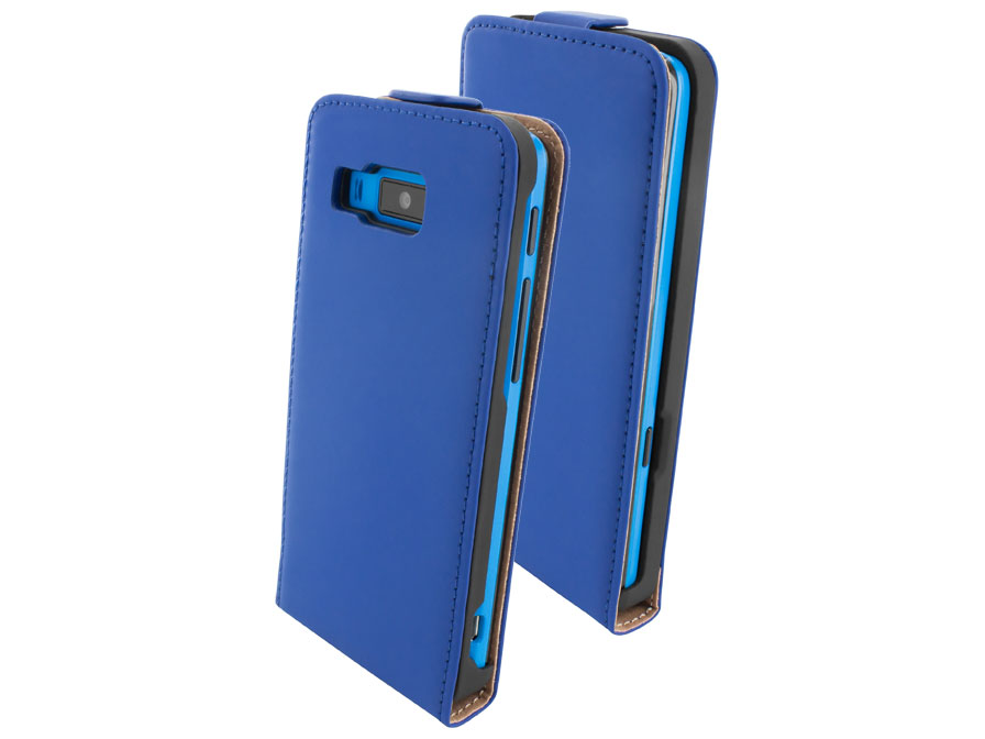 Mobiparts Leren Flip Case - Huawei Ascend W2 hoesje