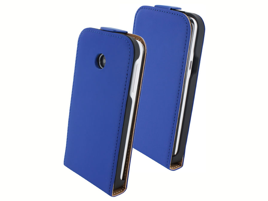 Mobiparts Leren Flip Case - Huawei Ascend Y330 hoesje