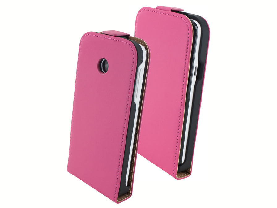 Mobiparts Leren Flip Case - Huawei Ascend Y330 hoesje