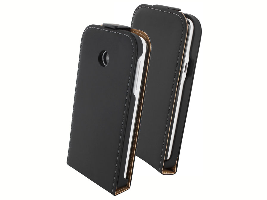 Mobiparts Leren Flip Case - Huawei Ascend Y330 hoesje