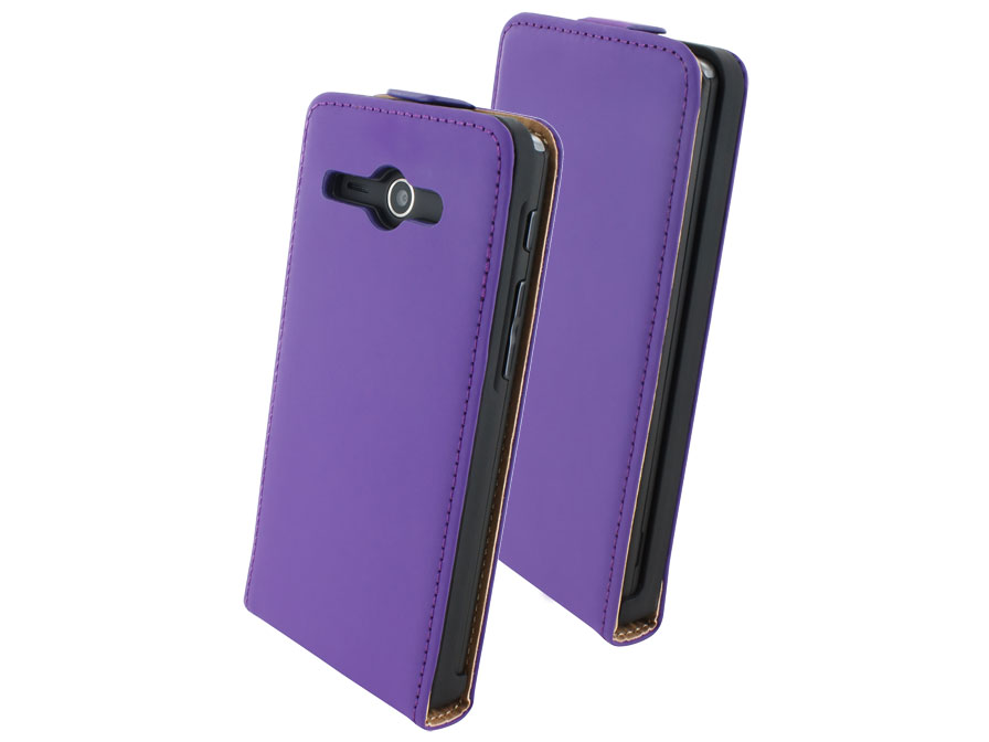 Mobiparts Leren Flip Case - Huawei Ascend Y530 hoesje