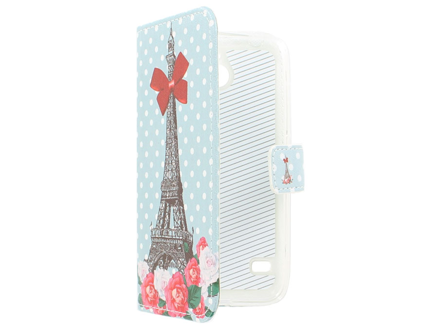 Sweet Paris Book Case - Huawei Ascend Y550 hoesje
