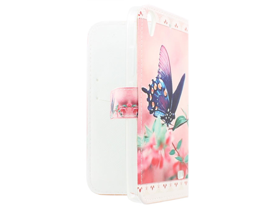 Butterfly Book Case Hoesje voor Huawei Ascend G620s