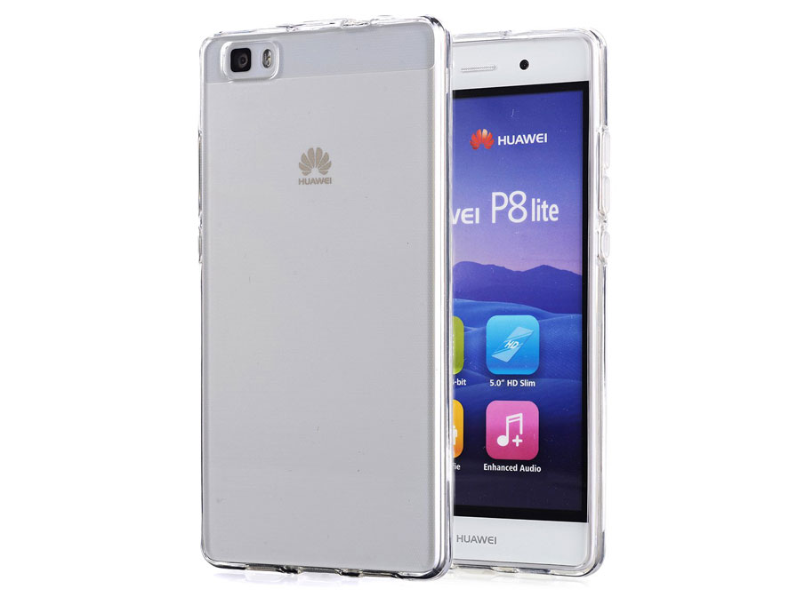 Huawei Ascend P8 Lite hoesje Doorzichtige TPU Soft Case