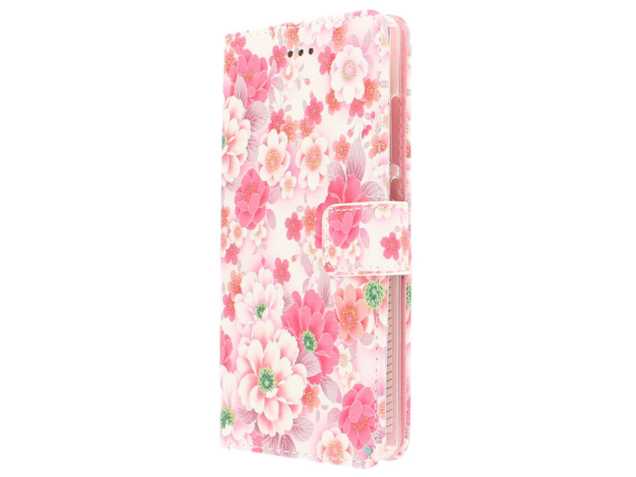 Floral Book Case Hoesje voor Huawei Ascend P8 Lite