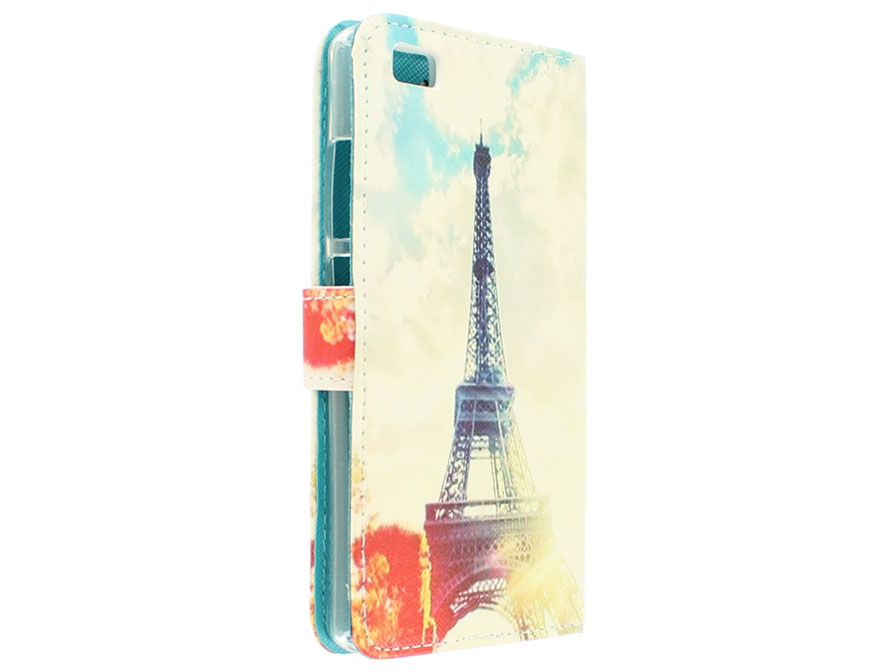 Eiffeltoren Walletcase - Huawei Ascend P8 Lite hoesje