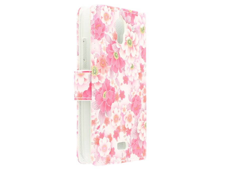 Floral Book Case Hoesje voor Huawei Ascend Y360