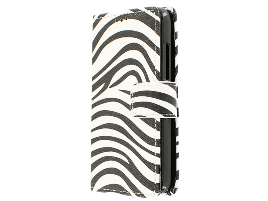 Zebra Book Case Hoesje voor Huawei Ascend Y360
