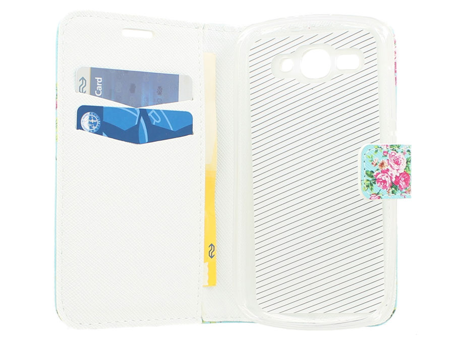 Flower Book Case Hoesje voor Huawei Ascend Y540