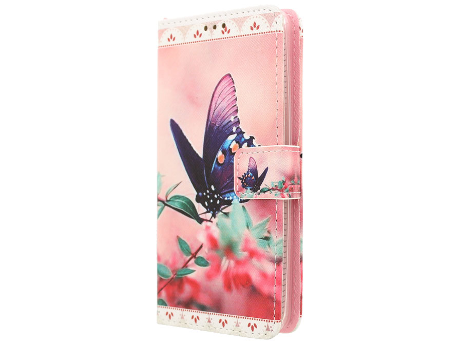 Huawei Ascend Y635 Hoesje - Butterfly Book Case