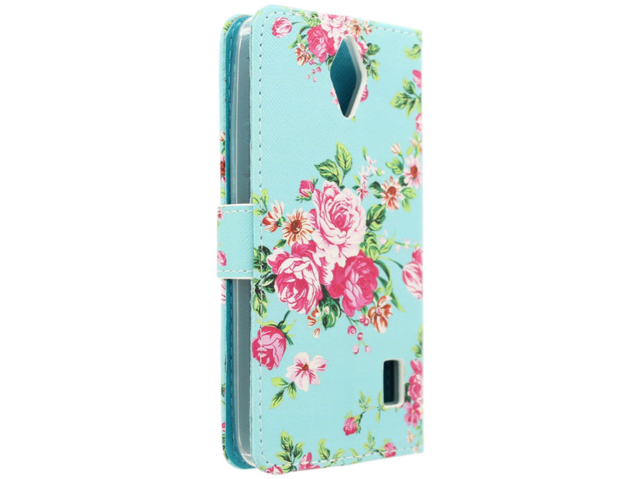 Huawei Ascend Y635 Hoesje - Flower Book Case