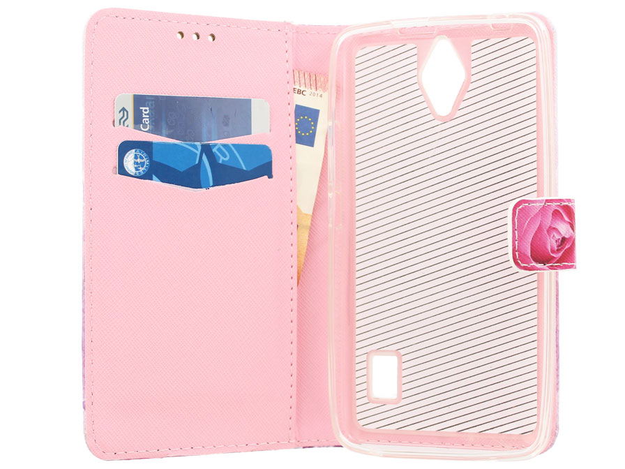 Ascend Y635 Hoesje - Rose Book
