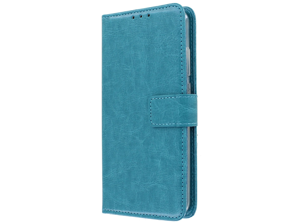 Bookcase Mapje Turquoise - Huawei P Smart 2020 hoesje