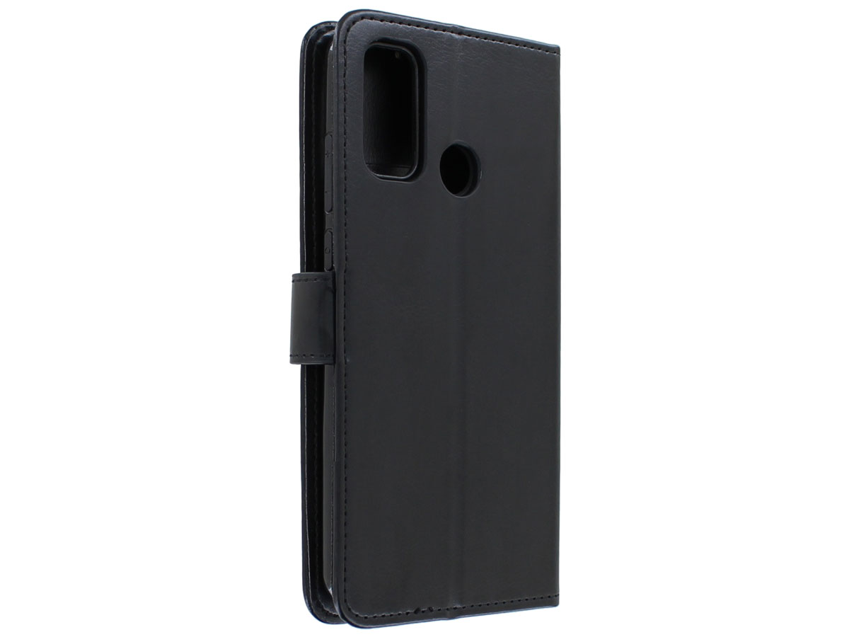 Bookcase Mapje Zwart - Huawei P Smart 2020 hoesje