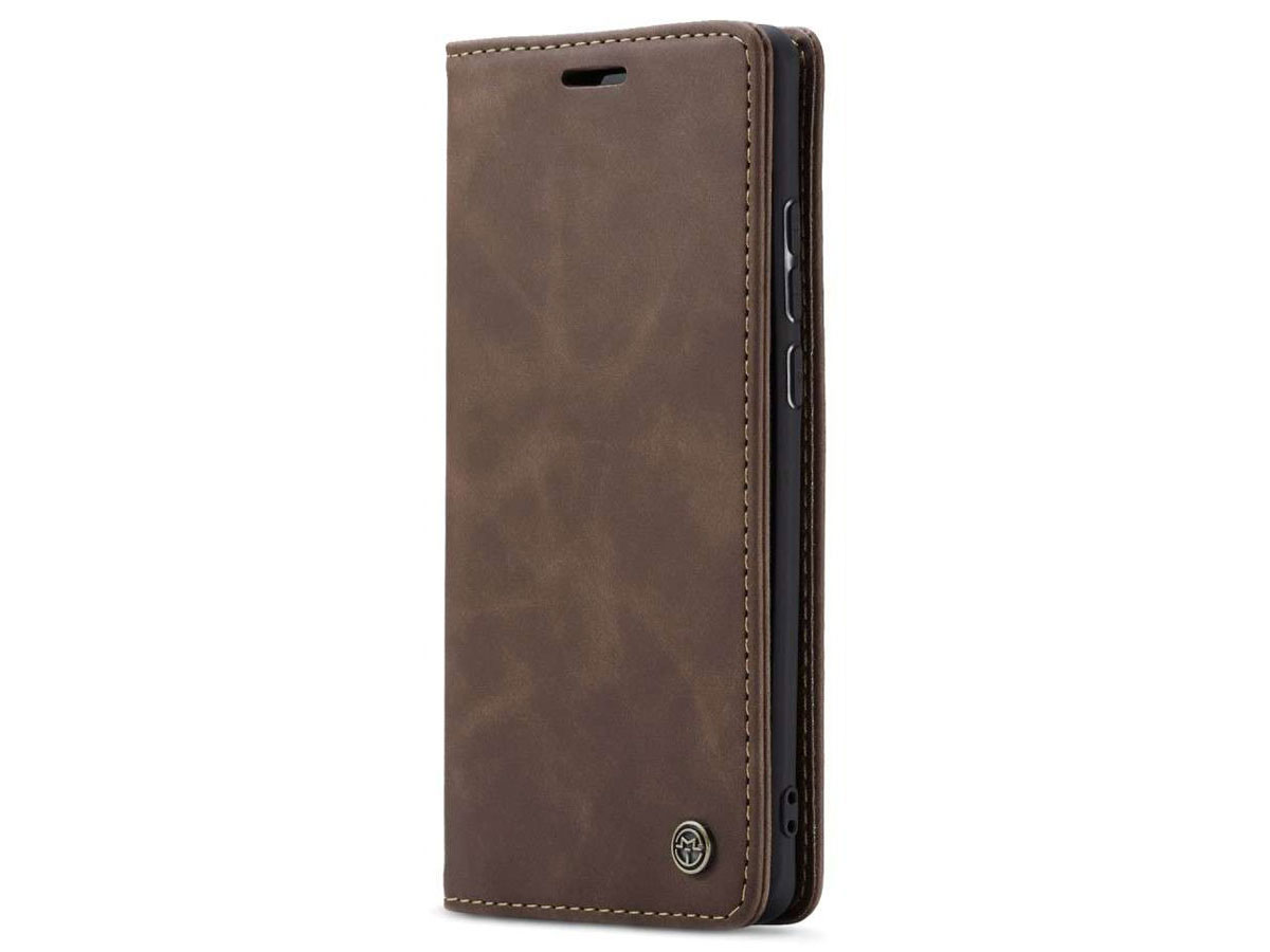 CaseMe Vintage BookCase Bruin - Huawei P30 Pro (New Edition) hoesje