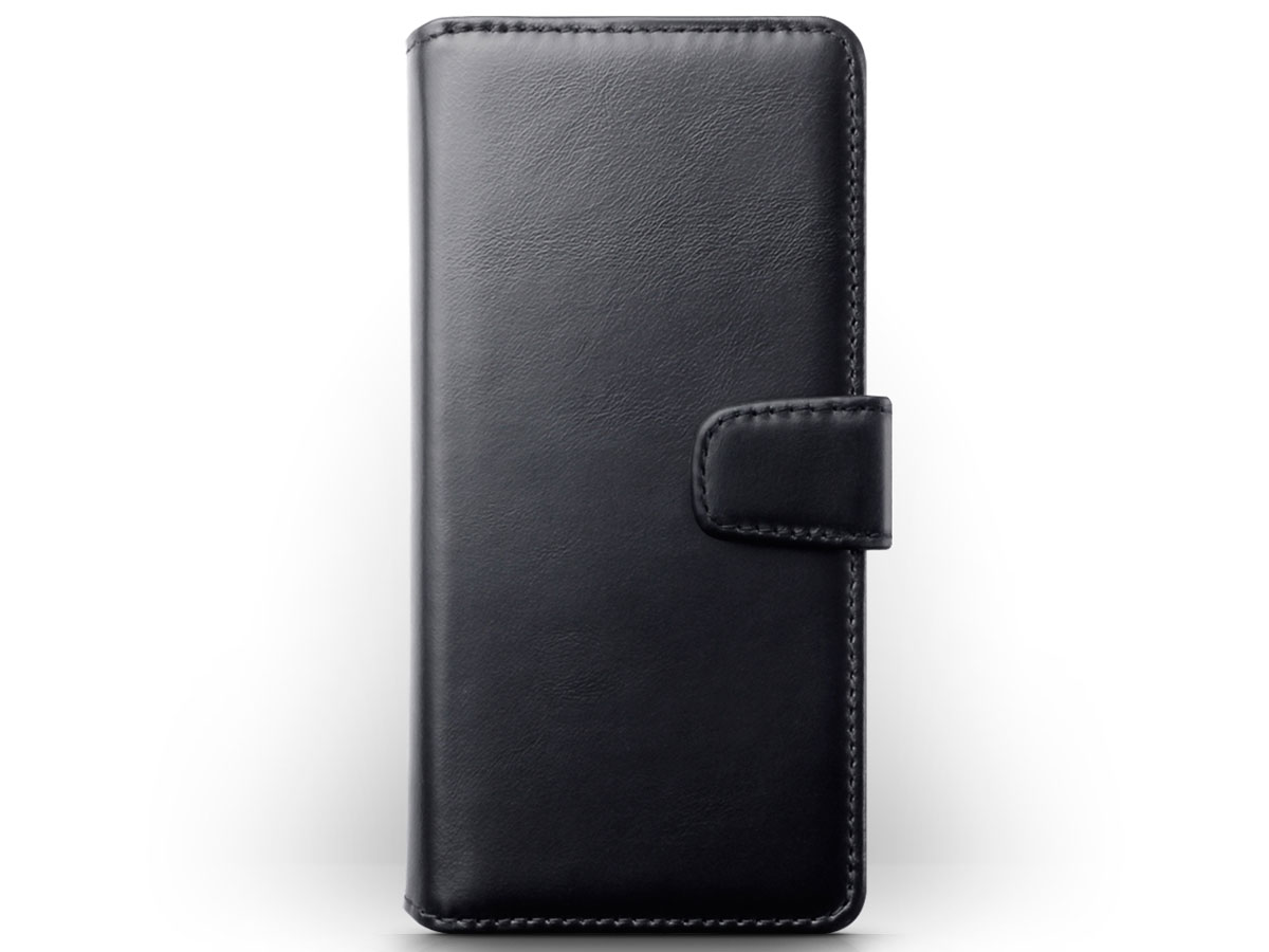 CaseBoutique Wallet Case Zwart Leer - Huawei P40 hoesje