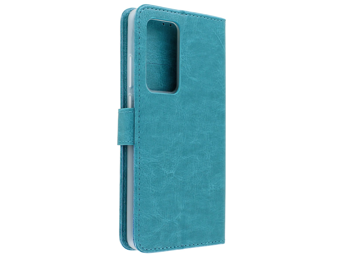 Bookcase Mapje Turquoise - Huawei P40 hoesje