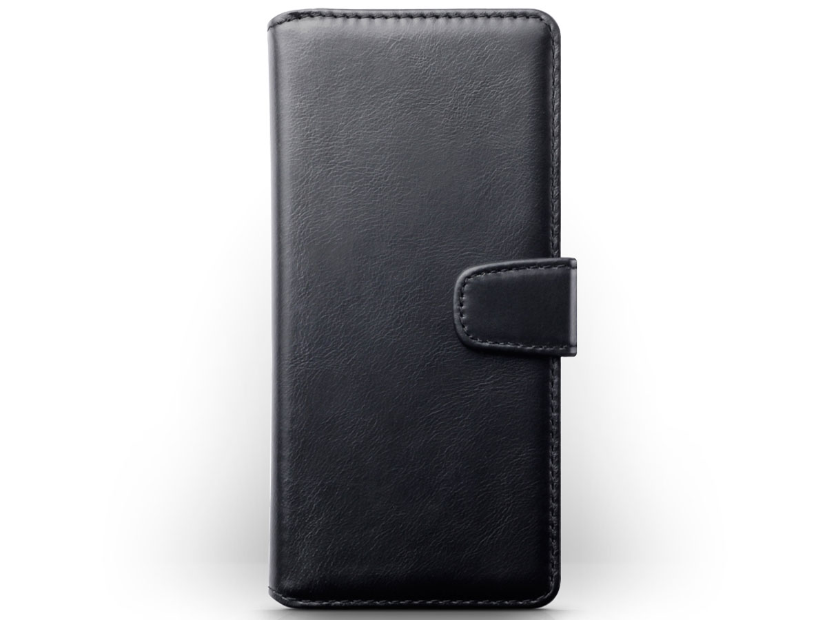 CaseBoutique Wallet Case Zwart Leer - Huawei P40 Pro hoesje