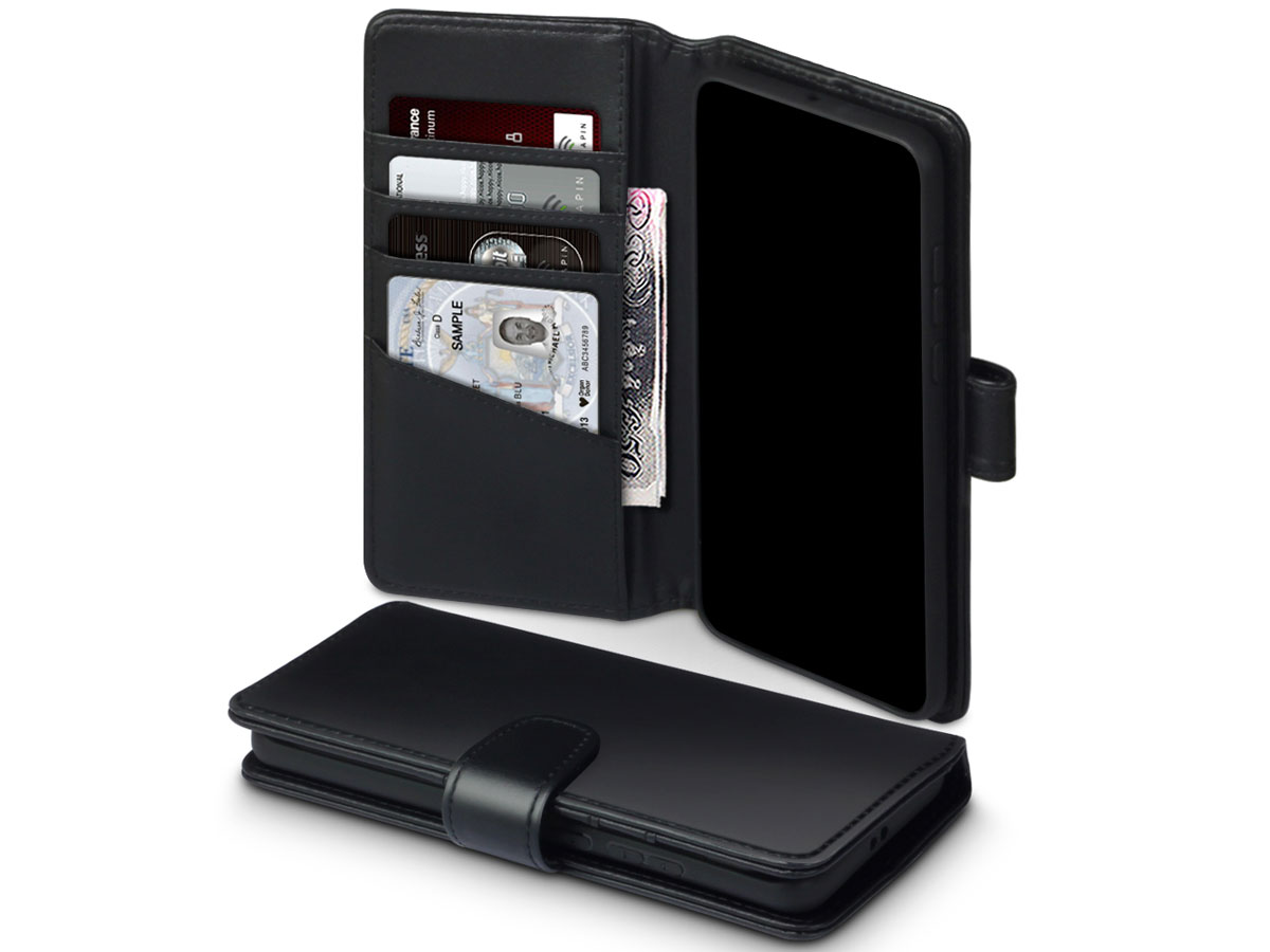 CaseBoutique Wallet Case Zwart Leer - Huawei P40 Pro hoesje