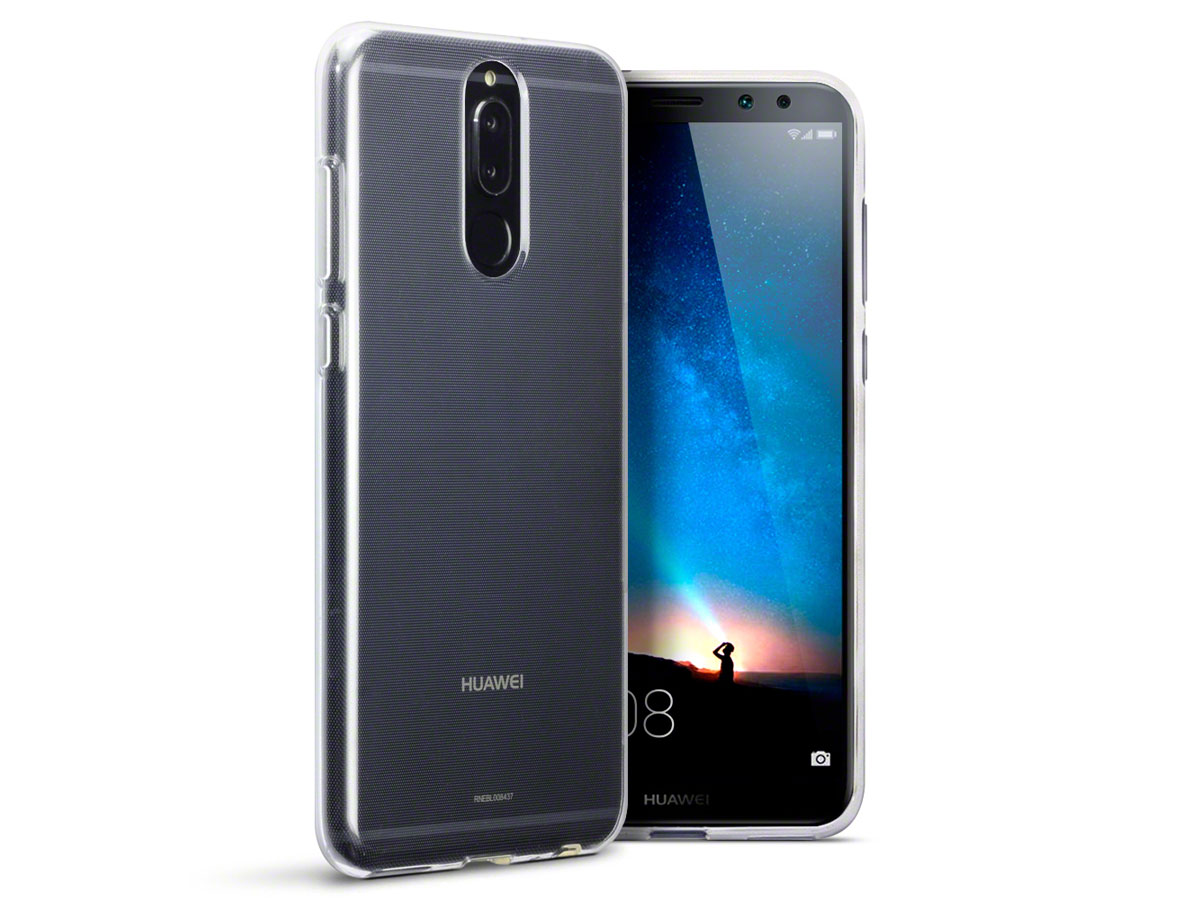 geweten vergiftigen Gaan wandelen Transparant Huawei Mate 10 Lite hoesje Crystal Case TPU