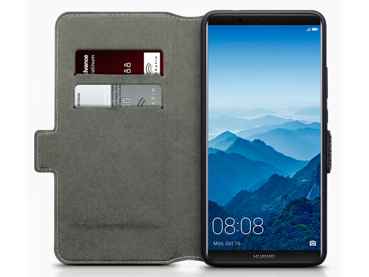 Covert SlimFit Book Zwart - Huawei Mate 10 Pro Hoesje