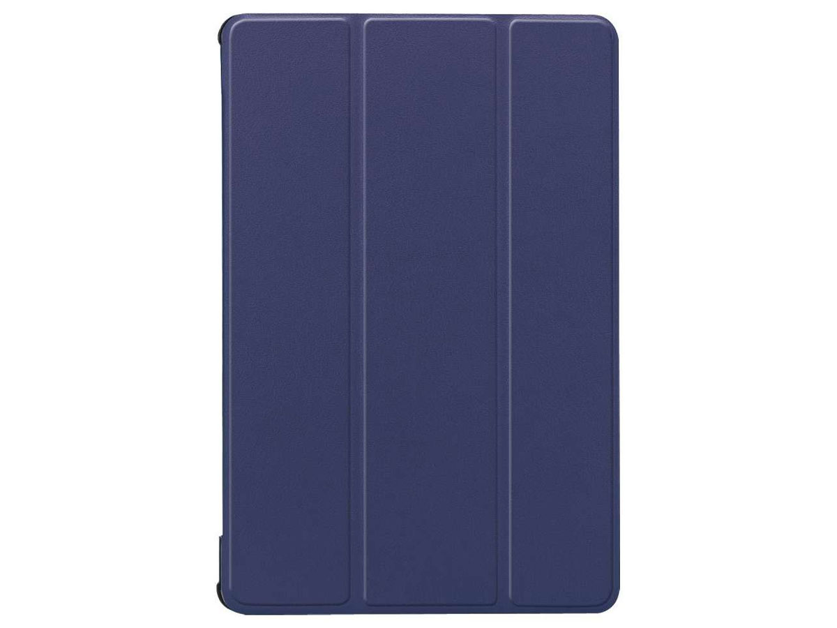 Smart Tri-Fold Bookcase Blauw - Huawei Mediapad M5 10.8 Hoesje