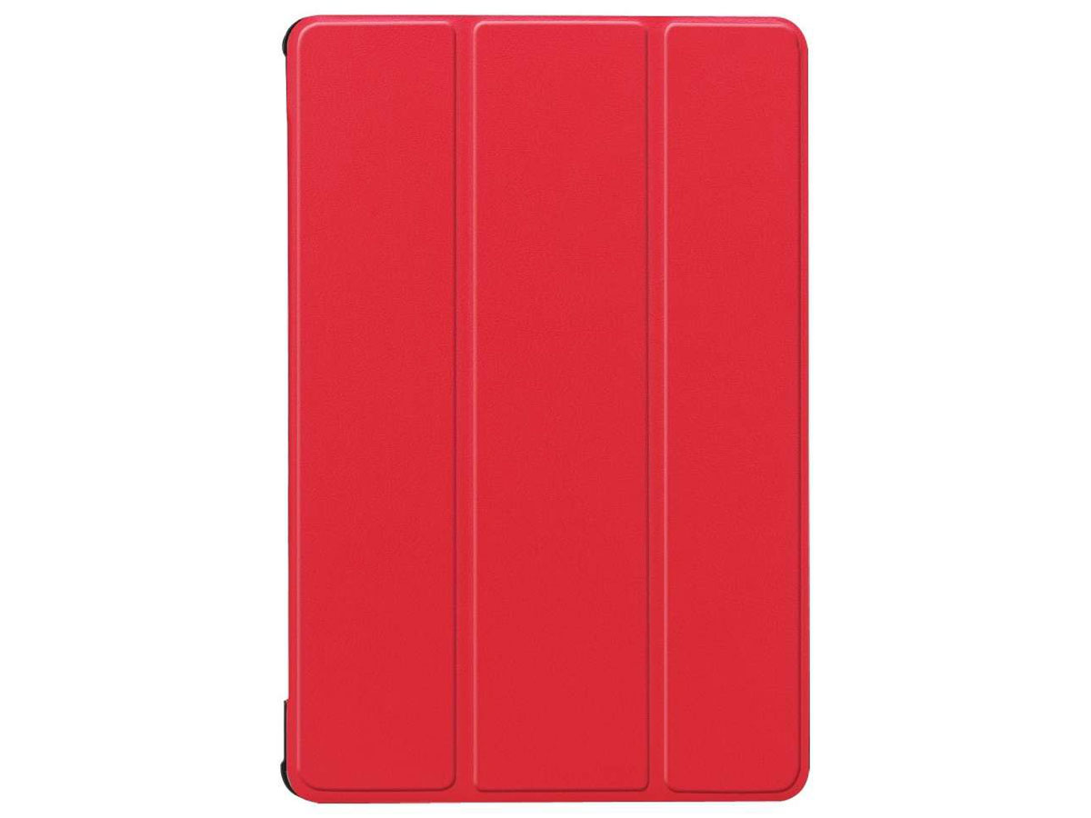 Smart Tri-Fold Bookcase Rood - Huawei Mediapad M5 10.8 Hoesje