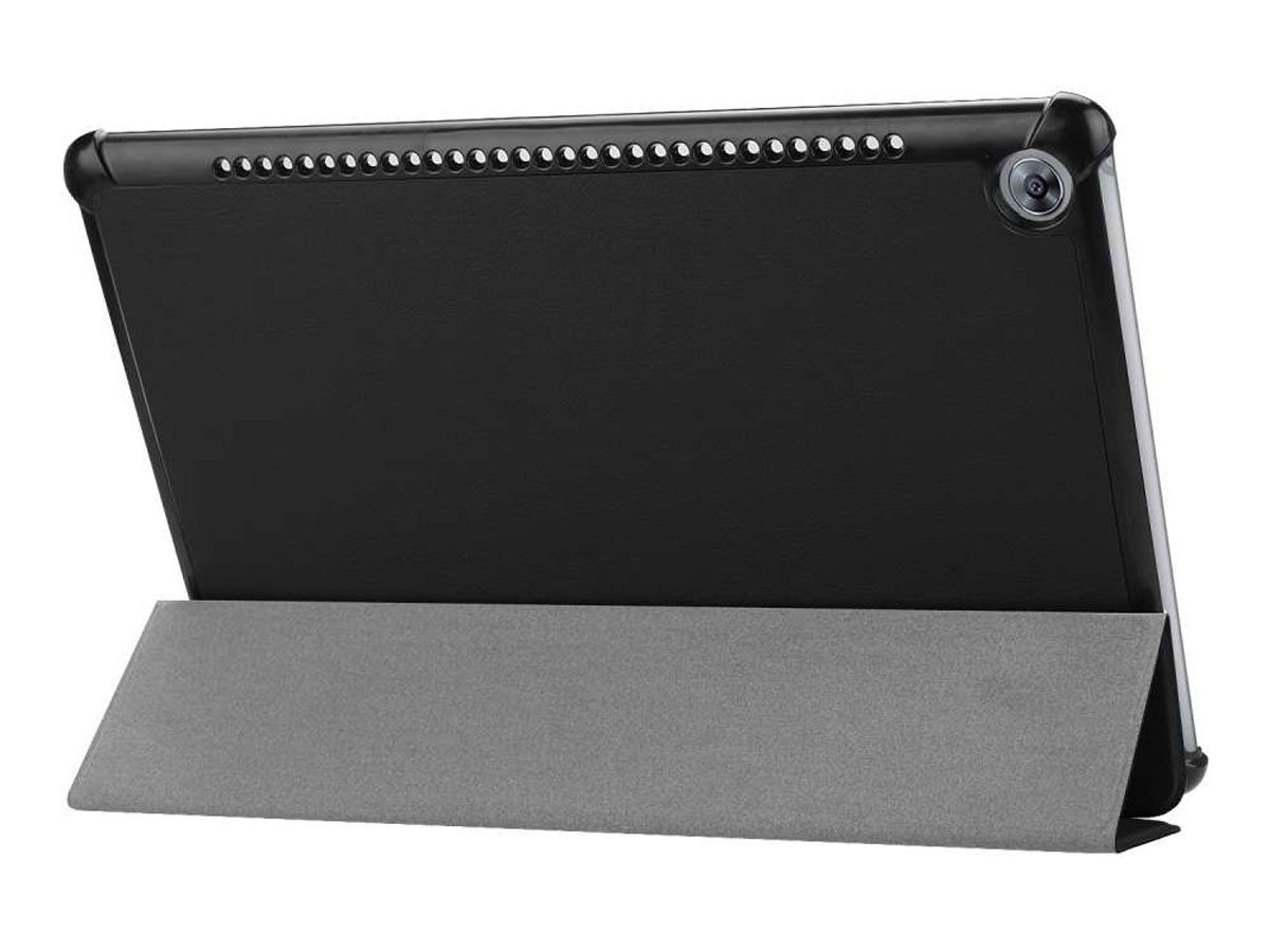 Smart Tri-Fold Bookcase Zwart - Huawei Mediapad M5 10.8 Hoesje