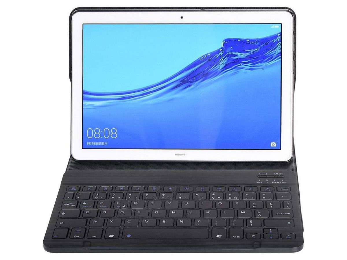 Keyboard Case AZERTY - Huawei MediaPad T5 10.1 Toetsenbord Hoesje