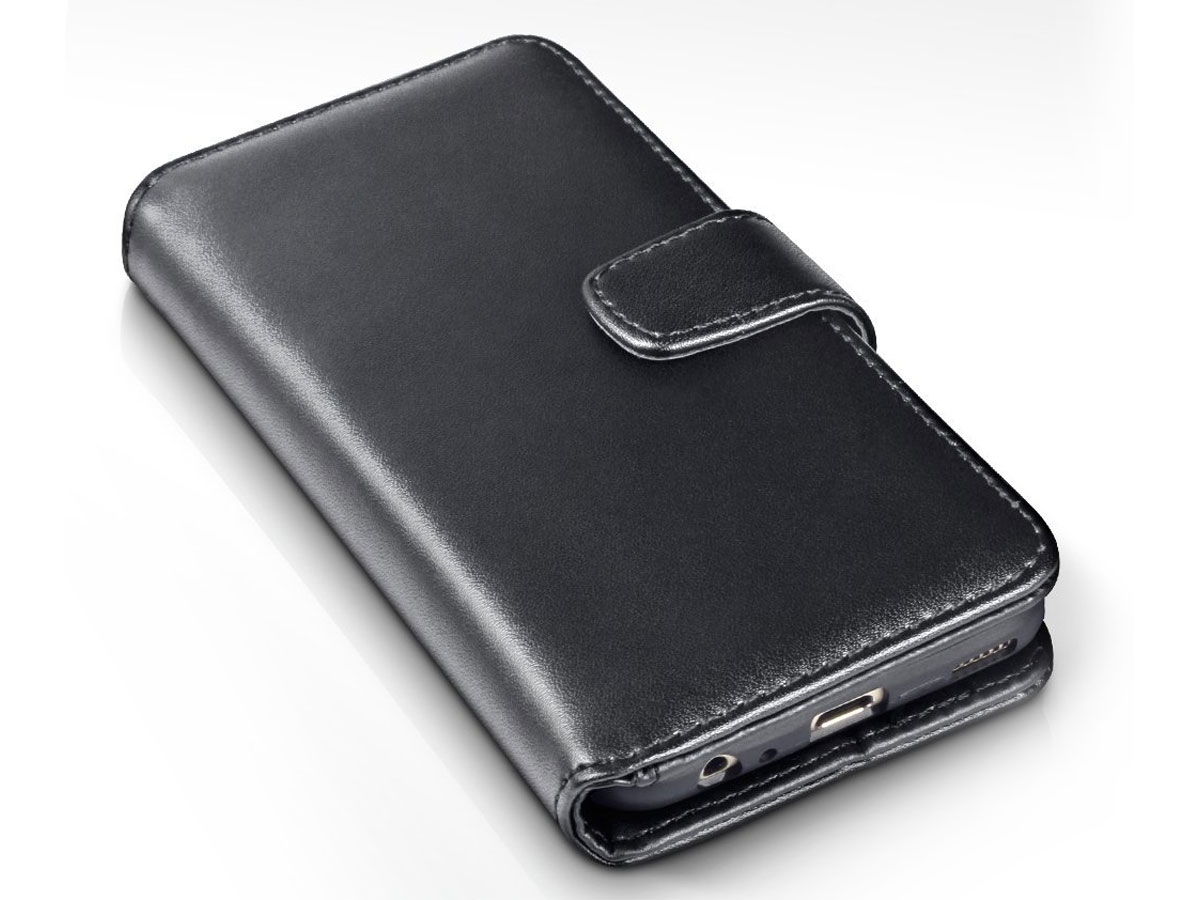 CaseBoutique Bookcase Echt Leer - Leren Huawei P10 hoesje