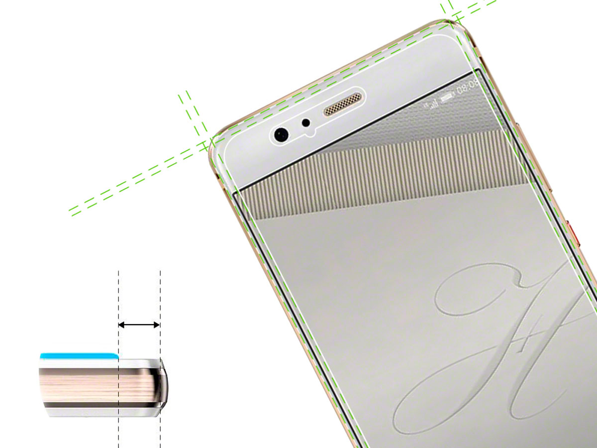 Huawei P10 Screenprotector Glas Tempered Glass