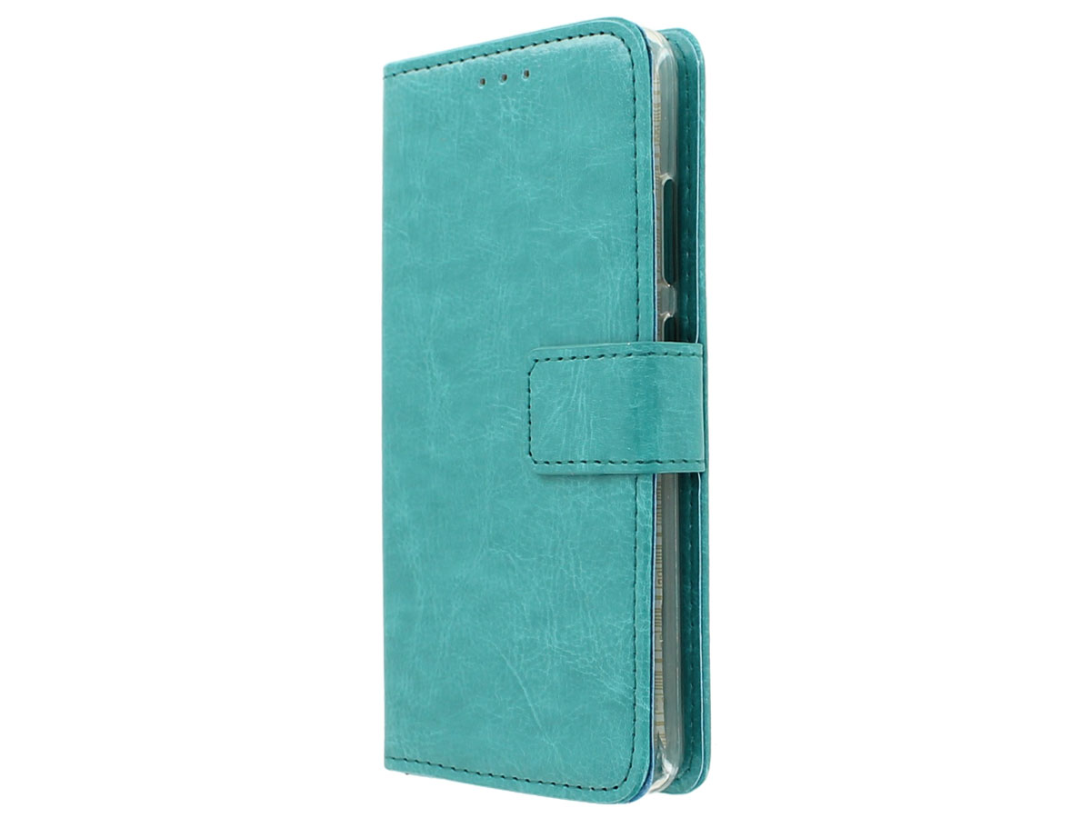 Bookcase Flipcase Turquoise - Huawei P10 hoesje