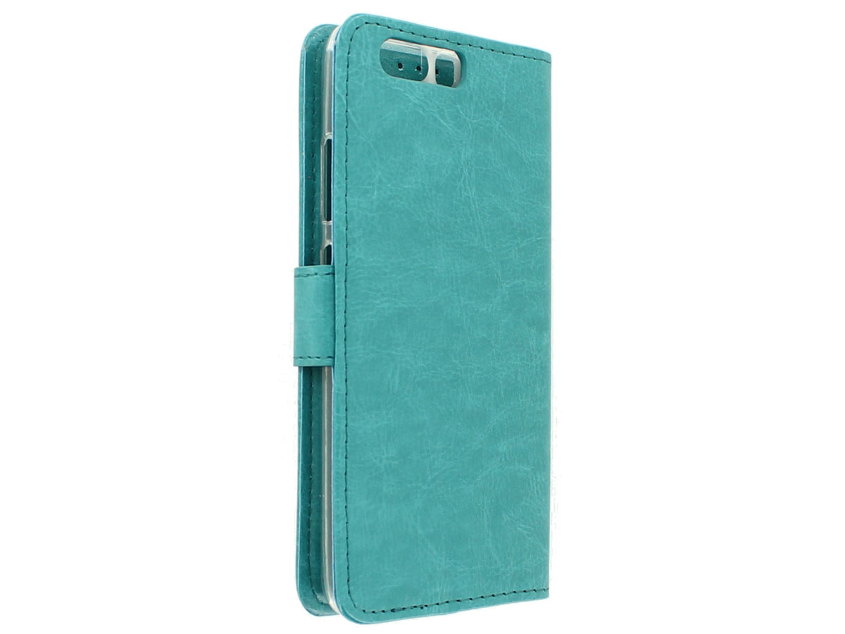 Bookcase Flipcase Turquoise - Huawei P10 hoesje
