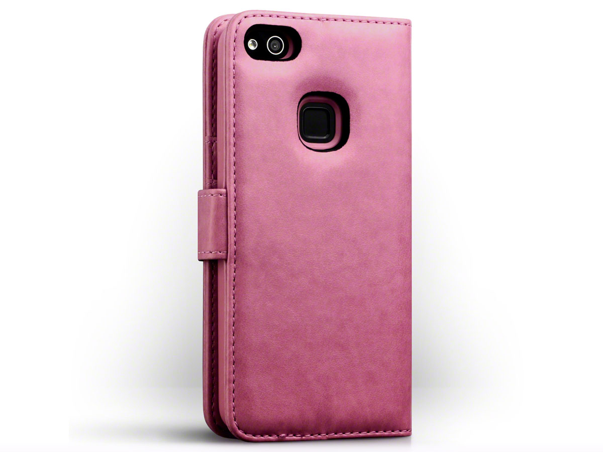 CaseBoutique Bookcase Pink Rose - Huawei P10 Lite Hoesje
