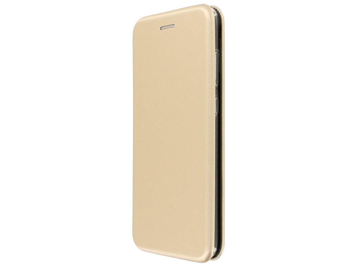 Elegance Bookcase Goud - Huawei P10 Lite hoesje