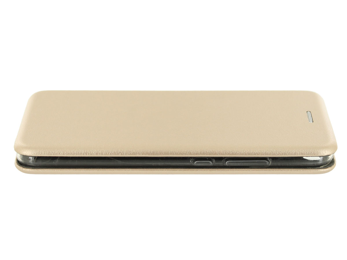 Elegance Bookcase Goud - Huawei P10 Lite hoesje