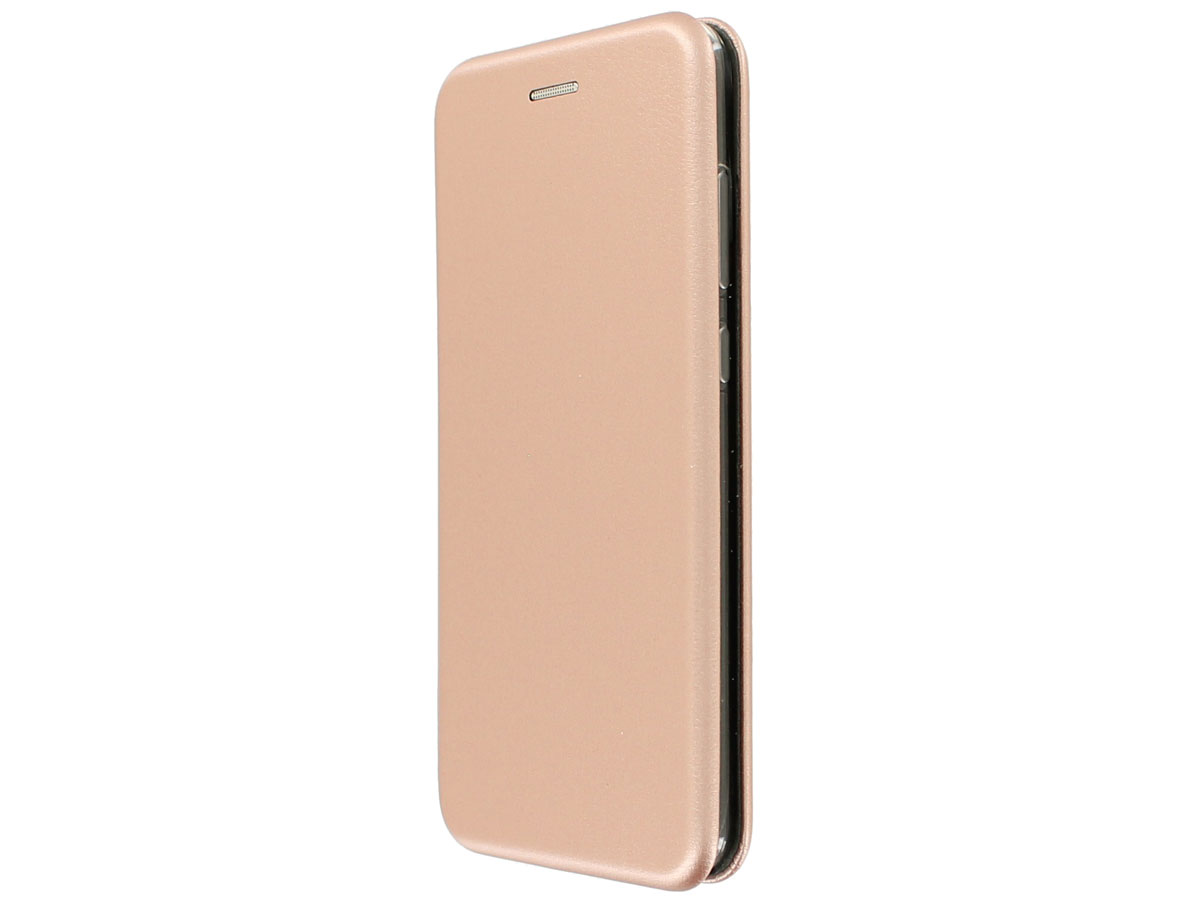 Elegance Bookcase Rosé Goud - Huawei P10 Lite hoesje
