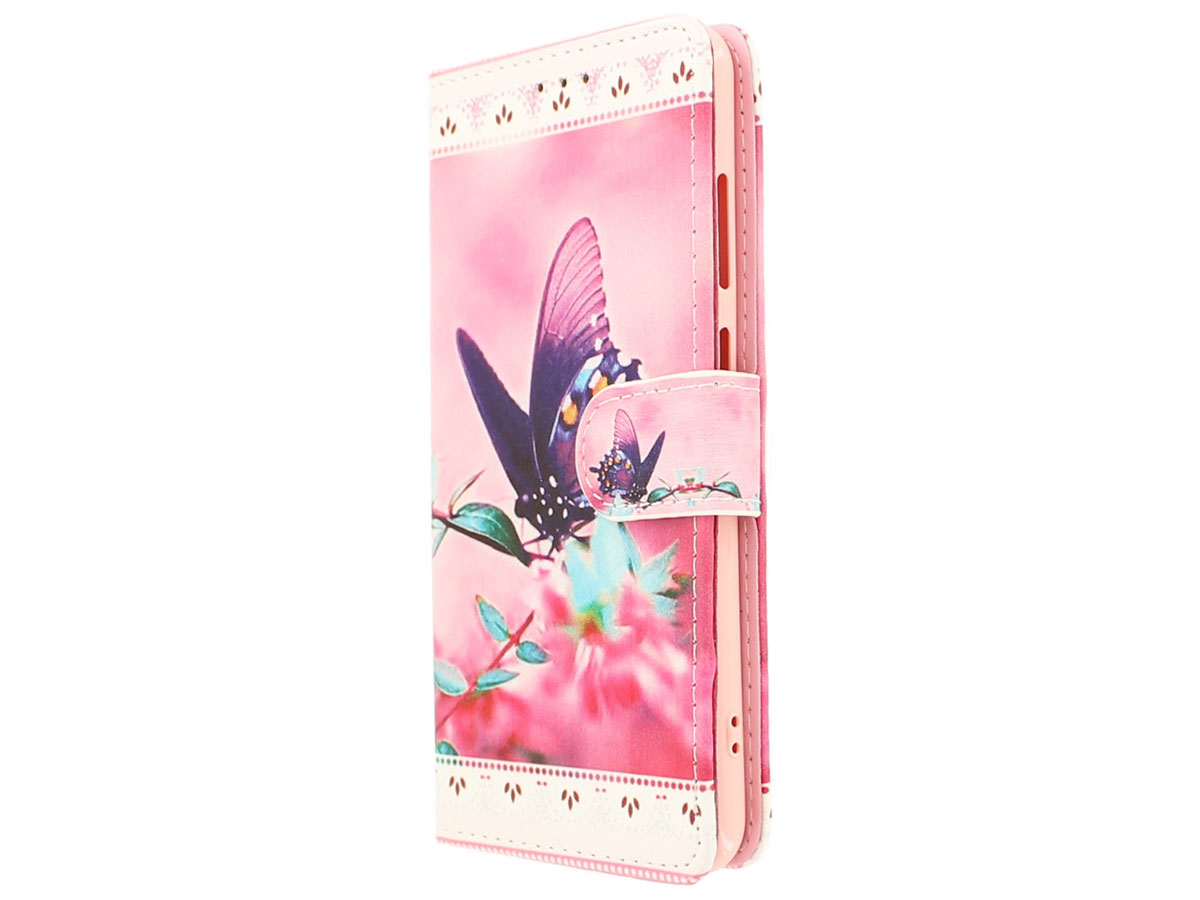 Butterfly Bookcase Flipcase - Huawei P10 Lite hoesje
