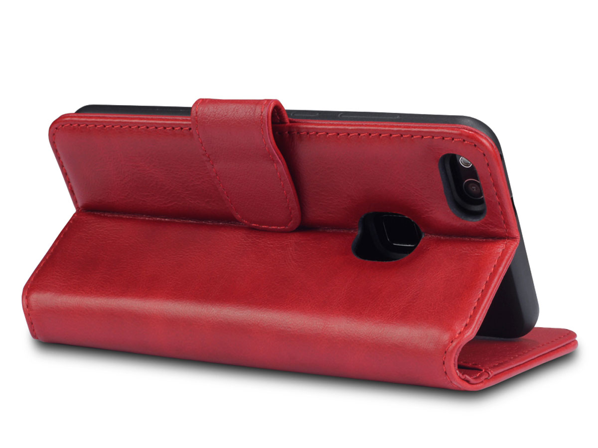 CaseBoutique Bookcase Rood Leer - Huawei P10 Lite hoesje