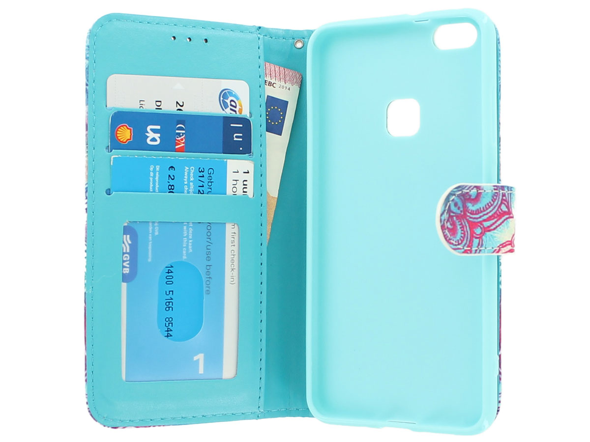 Mandala Bookcase Flipcase - Huawei P10 Lite hoesje