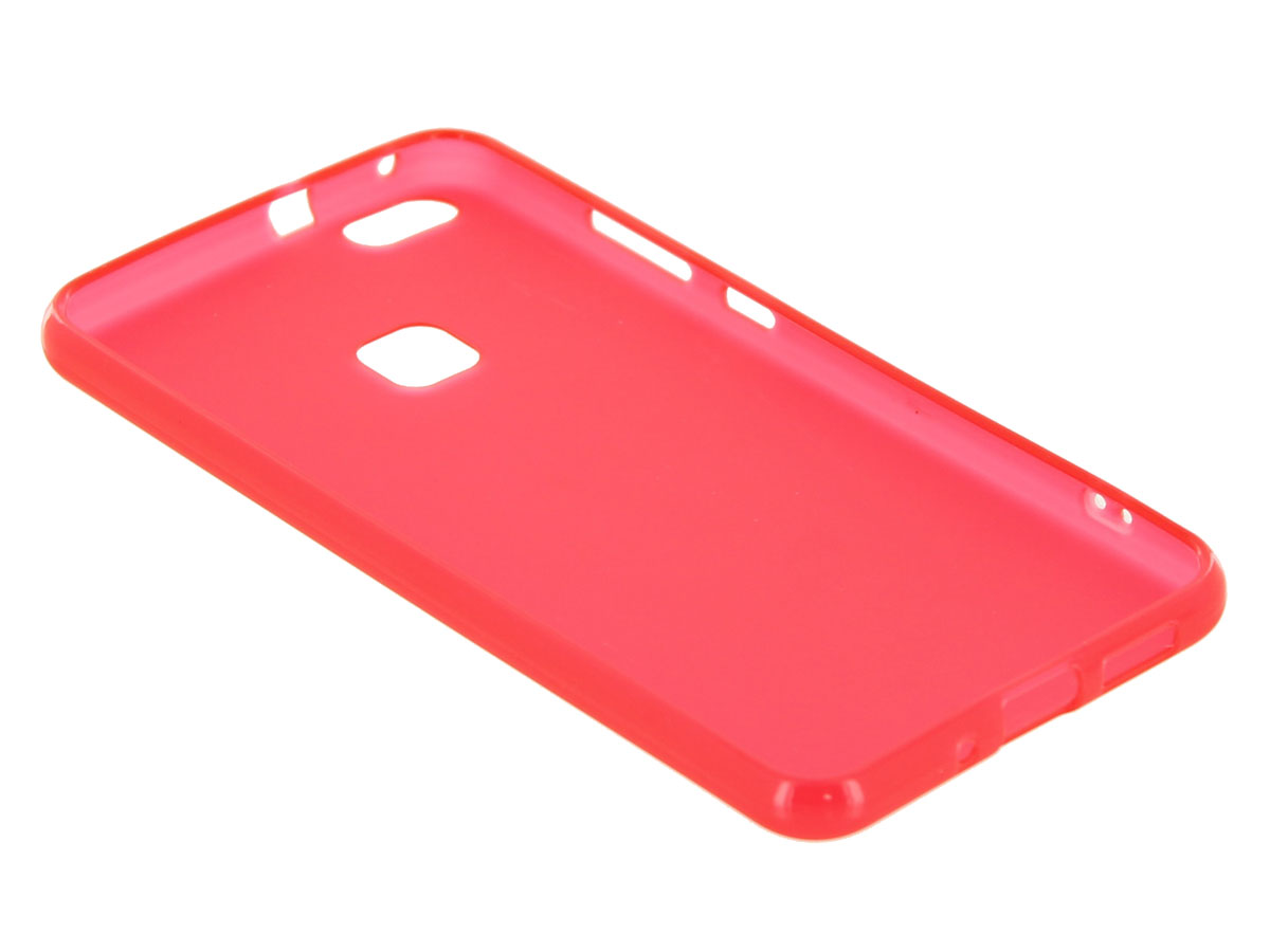 SlimFit TPU Skin Case - Huawei P10 Lite hoesje (Rood)