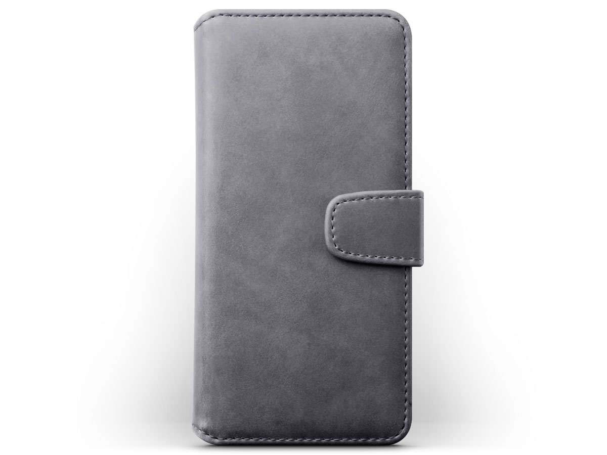 CaseBoutique Leather Case Grijs - Huawei P20 Hoesje