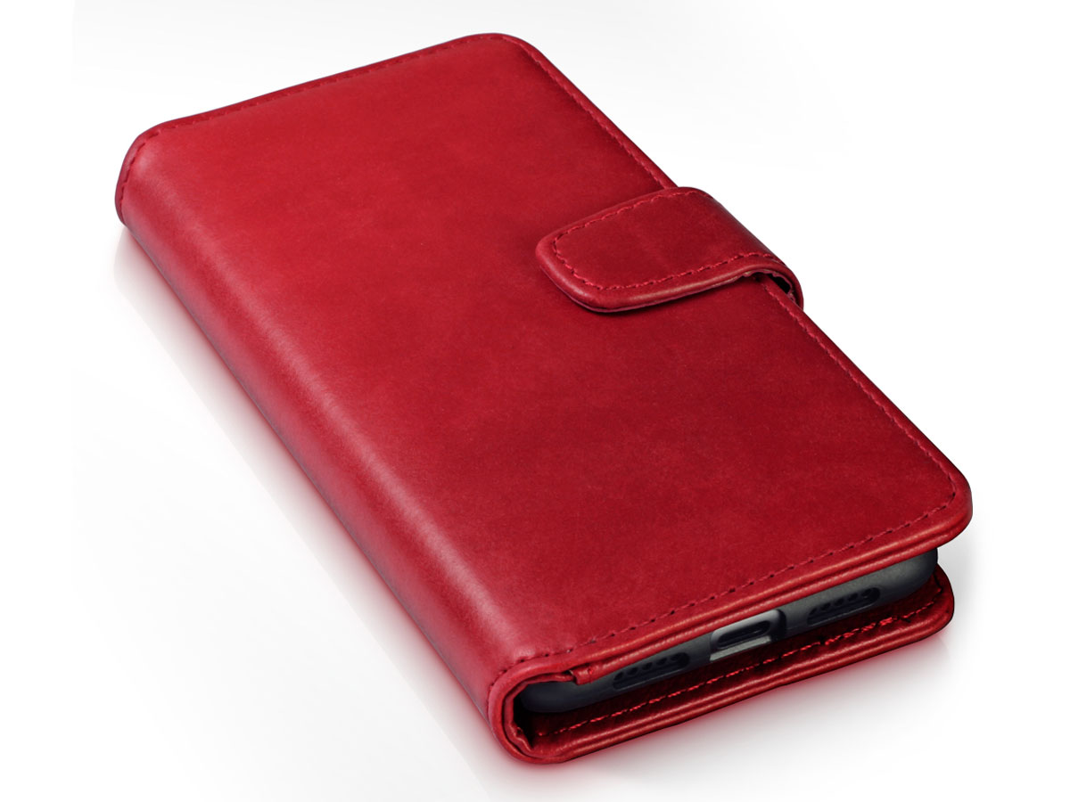 CaseBoutique Leather Case Rood - Huawei P20 Hoesje